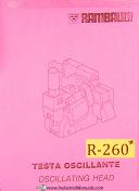 Rambaudi-rambaudi R80-216, 5 Axis Mill Testa Oscillante, Oscillating head Parts Manual-R80-216-01